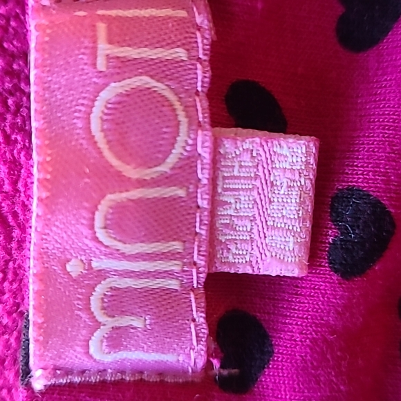 Dark pink soft fleece lined coat - Picture 2 of 3